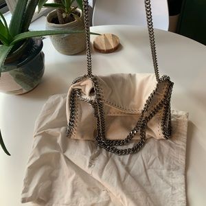 Stella McCartney small white Falabella tote